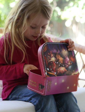 Musse & Helium Musse & Helium Pappväska 20 Cm - Multi/patterned - ONE SIZE