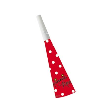 Disney Polka Dot Minnie Mouse Ljudpipa (6-pack) En Storlek R Red/White One Size