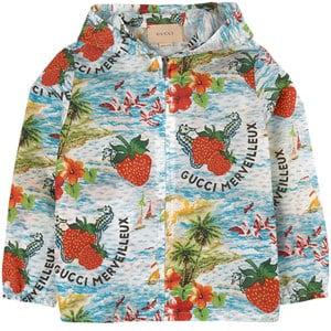 Kids - Gucci Blue Strawberry Jacket 6 Years - Coats and jackets - 6 years - Blue - Junge