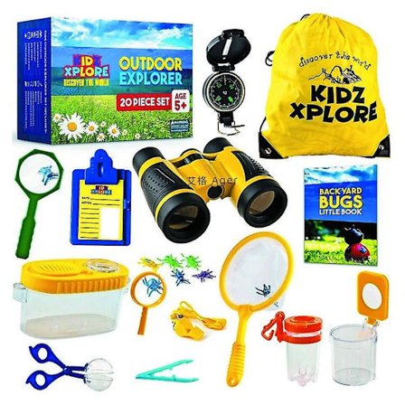 Utomhus Explorer Set Bug Catching Kit Naturutforskning Barn Utomhusspel Barn Vandring Pedagogisk Leksak
