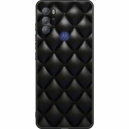 Motorola Moto G60s Svart Skal Leather Black