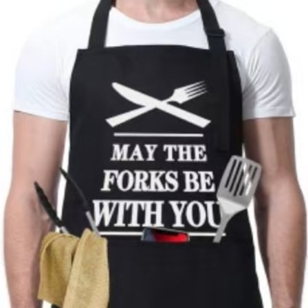 Sjove forklæder til mænd, MR Good Looking is Cooking, Professionel køkkenforklæde Kok Mand Hagesmækforklæder med dobbelt lomme Justerbar