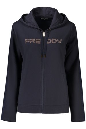 Freddy Felpa Con Zip Donna Blu