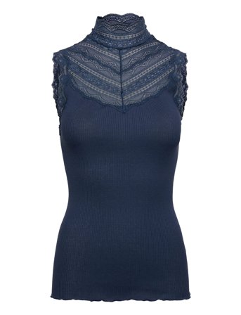 Rosemunde | Rwbenita Silk Sl Turtleneck Lace To | M