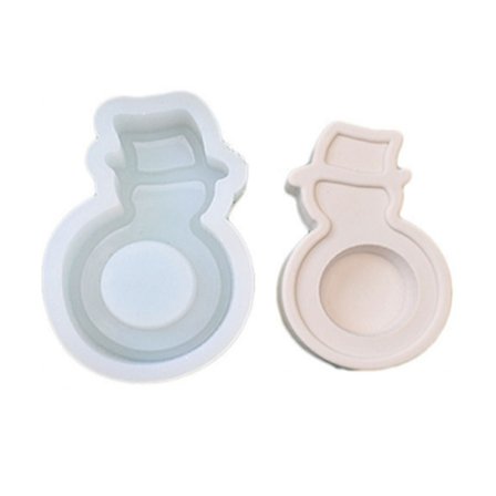 Julljushållare Form Mould för pysselhantverk Ljusstake Säker för ugn Mikrovågsugn Diskmaskin Frys