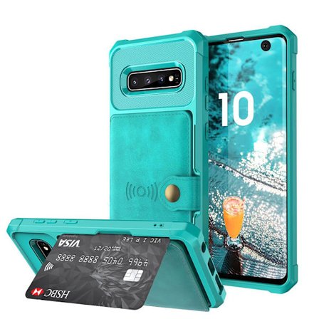 Samsung Galaxy S10 - Praktisk Smart Cover med kortrum