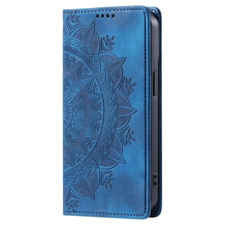 Til Samsung Galaxy S25 tegnebogscover Cover Shell Mandala Blomstermønster