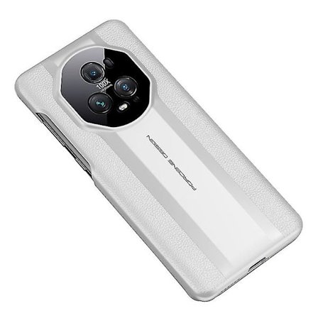 For Honor Magic5 Pro äkta läder + phone case Kameraskydd Stötsäkert cover