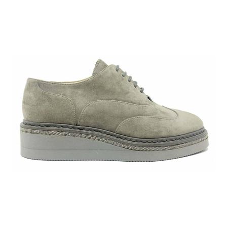 Fabiana Filippi, Laced Shoes Grijs, Dames, Maat:37 EU,rubber