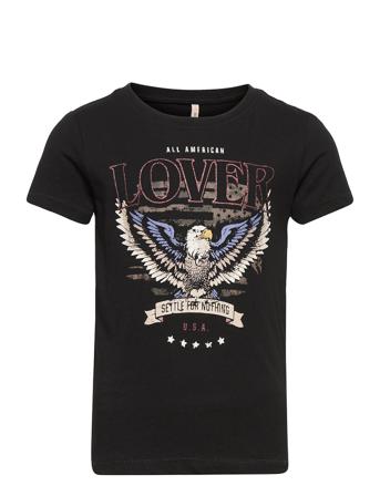 Konjenna Life Fit S/S Top Box Jrs Black Kids Only