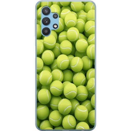 Kompatibel Mobilcover til Samsung Samsung Galaxy A32 5G Mønster af grønne tennisbolde i høj detalje, sporty motiv med gentagende tekstur og stærke