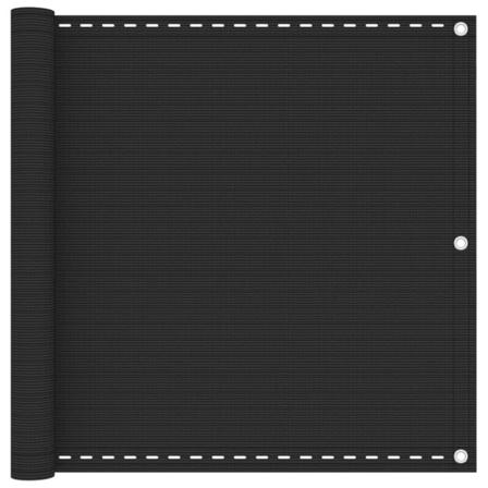 Vidaxl Balkongskärm Antracit 90x500 Cm Hdpe Antracit