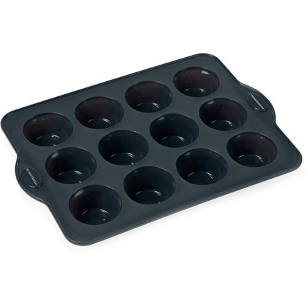 Blomsterbergs Muffinsform 12 stk grå silikon