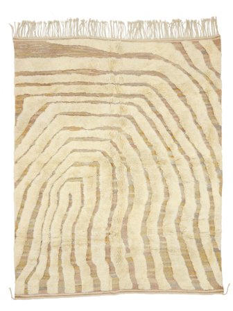 Annodato A Mano Berber Moroccan - Beni Ourain 270X335 Tappeto Di Lana Largo