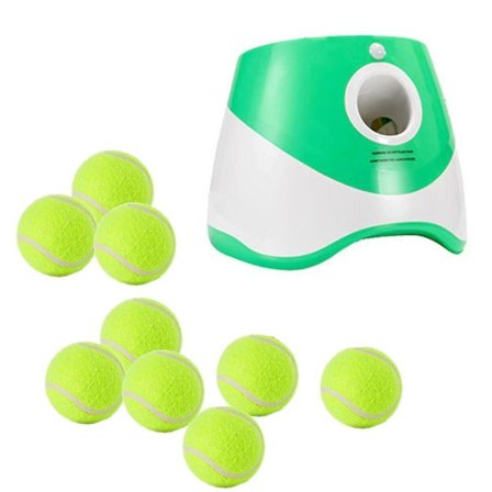 Automatisk boldkaster til hunde med 3/6/9 bolde, holdbar boldkastemaskine til små og mellemstore hunde