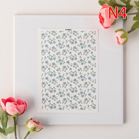 Polymer Clay Bildöverföringsark Papper Keramik Örhängen Jewelr