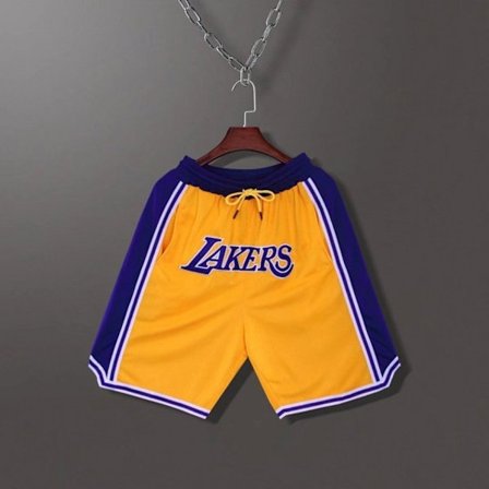 Sommarstretch Bekväma LAKERS Casual Shorts med mid midja