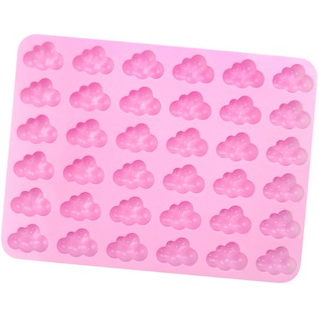 1 stk mini silikonform skyform silikonform for sjokolade, fudge, godteri, kjeks, kjeks, gelé