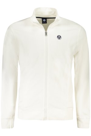 North Sails Felpa Con Zip Uomo Bianco