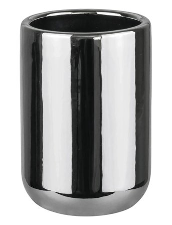Mette Ditmer Lotus Toothbrush Holder - Silver - Ø6.5X H10CM