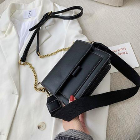 Kontrastfarge Lær Crossbody Vesker For Kvinner 2022 Reise Håndveske Enkelt Skulder Enkelt Veske Dame Cross Body Veske