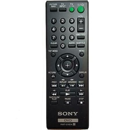Rmt-d187a Fjernbetjening til Sony DVD-afspiller Dvp-sr101p Dvp-sr200p