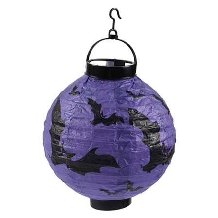 Halloween Papperslykta Bärbar Hängande Lykta Glödande Tema P