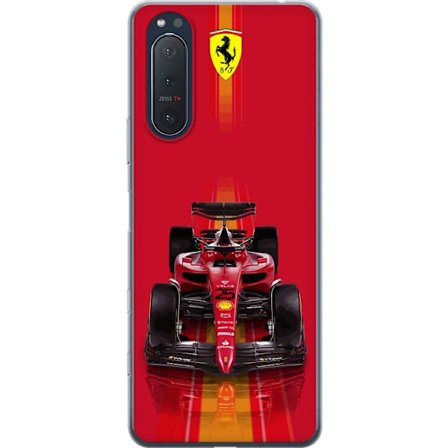 Yhteensopiva Puhelinkuori Sony Sony Xperia 5 II Ferrari Formula 1 -auto ikonisessa punaisessa muotoilussa urheilullisella tarkkuudella