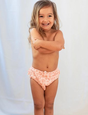 Geggamoja Uv Baby Swim Pant Pink Leo - Pink - 50-56