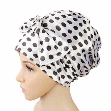 Silk Night Sleep Cap Shower Cap Hair Bonnet 8
