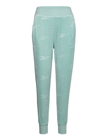 Cl Energy Q4 Velour Pant Joggebukser Pysjbukser Blå Reebok Classics*Betinget Tilbud