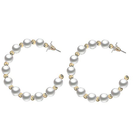 Ørepynt Perle Stor Ring Metallperler Bokstaver C-Form Legering Smykker Til Bursdagsgave