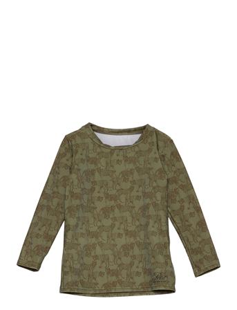 Sun Shirt Ls Green Petit By Sofie Schnoor