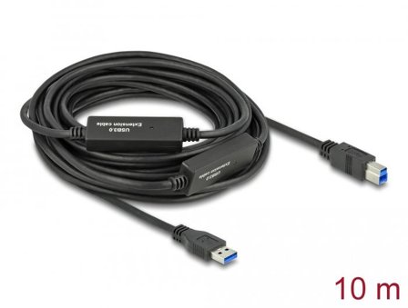 Delock USB-kabel - USB-type A til USB Type B - 10 m