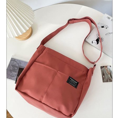 Kangaskassi Crossbody Bag PUNAINEN