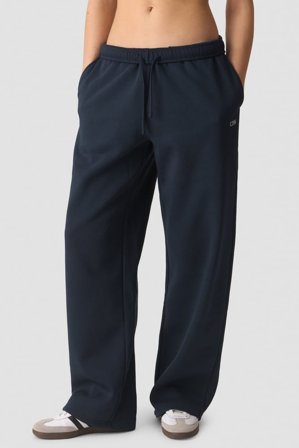 ICANIWILL - Everyday Straight Leg Sweat Pants Navy - Hosen - Damen - ICIW
