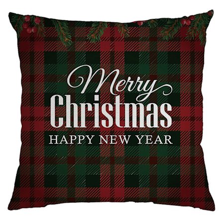 Julkuddeöverdrag i persika-skinnsmaterial för soffa och hemdekoration