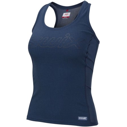 Swix Women's Racex Light Tanktop Women Short sleeved fitness sweater Blue L