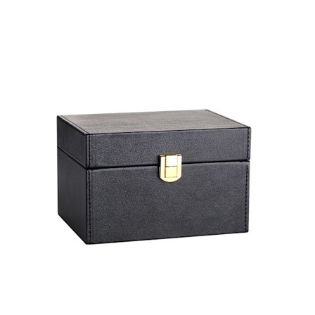 Parti med Anti RFID-boks 16*12*9,5CM PU-etui Anti-bølgebeskyttelse