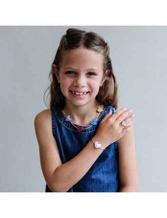 Mimi & Lula Jewellery Set - Heart Gold - Multi/patterned - ONE SIZE