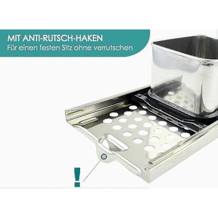 Spaetzle-rivejern i rustfrit stål, Spaetzle-si, Spaetzle-presse