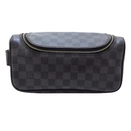Louis Vuitton Vintage, Pre-owned Canvas pouches Zwart, unisex, Maat:ONE Size