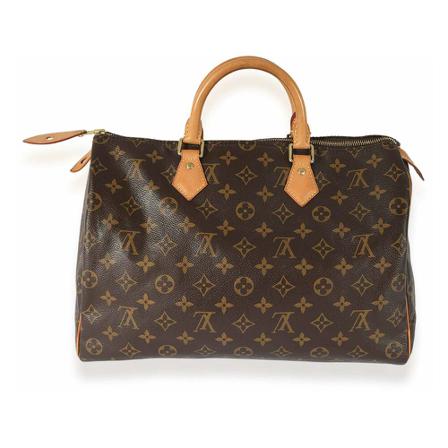 Louis Vuitton Vintage, Pre-owned Speedy 35 Monogram Handbag Bruin, Dames, Maat:ONE Size