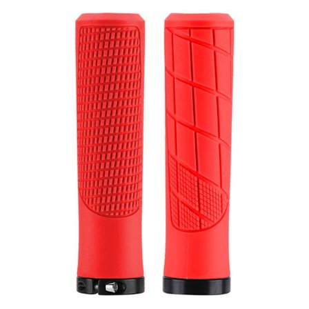 1 par Mountainbike håndgreb Cykelstyr greb RØD