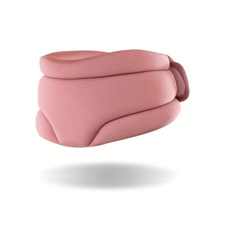 Behagelig nakkestøttepude lindrer nakkesmerter og træthed Rosa