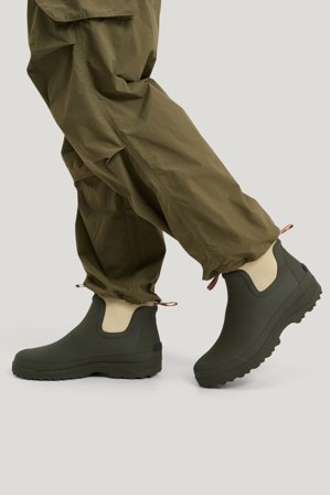 Tretorn Terräng Low Neo — Rubber Boot Men/Women — Green | Outerwear, Wellies, Jackets & Rainwear for Women, Men & Children
