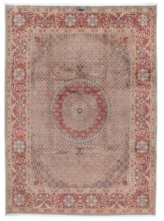 Oriental Moud Rug 255X350 Brown/Dark Red Large Wool, Persia