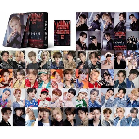 55st Stray Kids Lomo Stray Kids Cards 5-Star Dome Tour 2023 New Stray Kids Album Vykort Present för fans (DOME TOUR 2)
