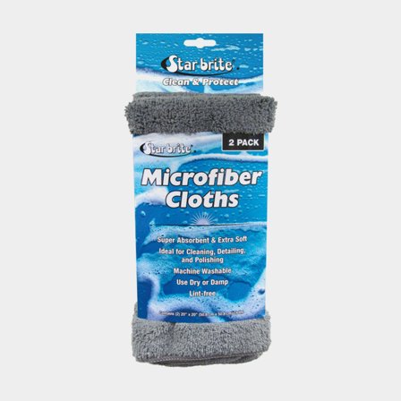 Mikrovláknové utěrky Star Brite, 50 x 50 cm, šedé