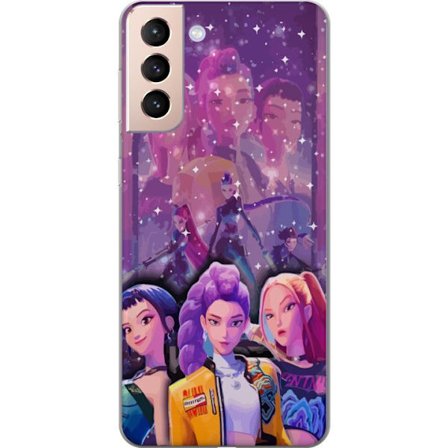 Kompatibelt Mobildeksel til Samsung Samsung Galaxy S21 Kpop Demon Jegerne Zoey Mira Aya Frontline Stjerner Forente Magi